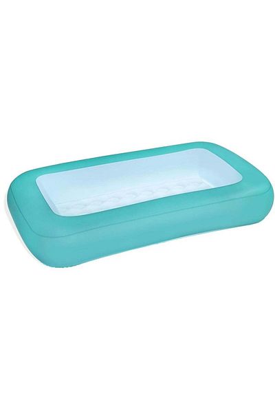 BESTWAY 51115 Inflatable Rectangular Pool with Inflatable Bottom 1.65m x 1.04m x 25cm