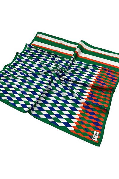 Armine Sport Twill Scarf - 8031-03 Green Blue