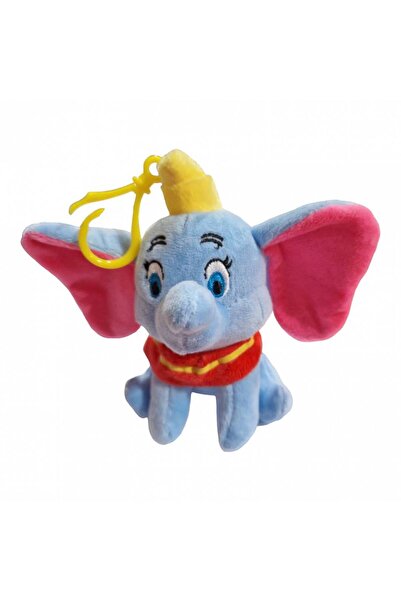 OEM Breloc de pluș, Dumbo Elefantul, 15 cm, Albastru deschis