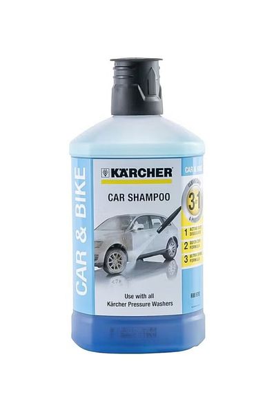 Karcher شامبو السيارات والدراجات النارية - منظف رغوي قوي للحصول على لمعان خالٍ من البقع والخطوط