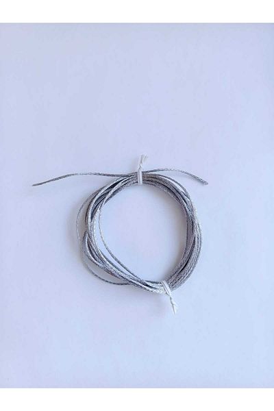 Eskişehir hobi sanat 1.2 mm 3 Meters Silvery Silver Silver Monofilament String Jewelry Design Packaging Gift Packaging String