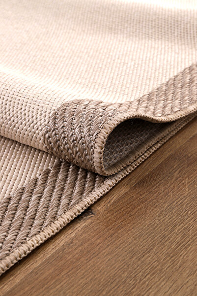 SARAZ HALI Elit Premium Sisal Jut Halı 1502 – Hav ve Toz Yapmaz Bordürlü Halı