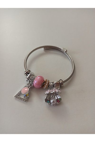 Lumina Atelier Charm Oyster Steel Bracelet