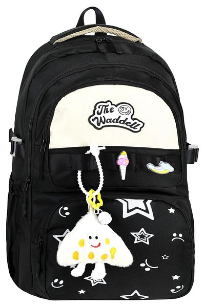Waddell Licensed Twil 0023 Stew Series Waterproof Fabric School Backpack with Notebook Compartment
