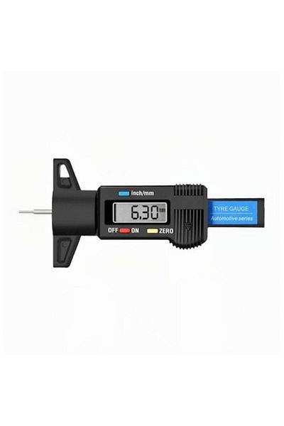 OEM Digital Indicator for Tread Depth Measurement, LCD Display, ABS, Measurement Range 0-25 mm, inch/mm,