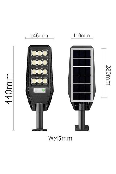 OEM Solar LED Street Light, 12 LEDs
