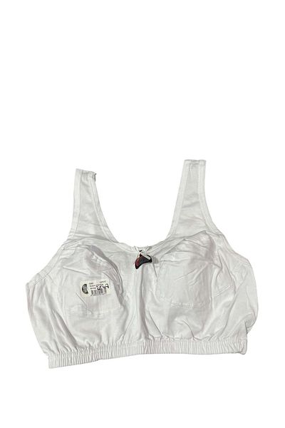 ÇEÇEN HOME 1 (Pcs) Mother Half Undershirt, Combed Cotton Bra