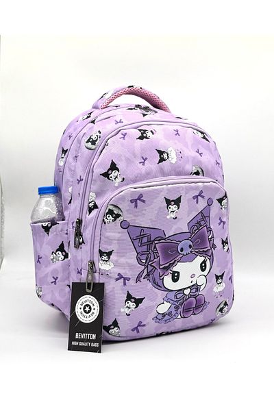 Bevitton First School Bag Character Patterned 3 Piece Set Girl's Primary School Bag