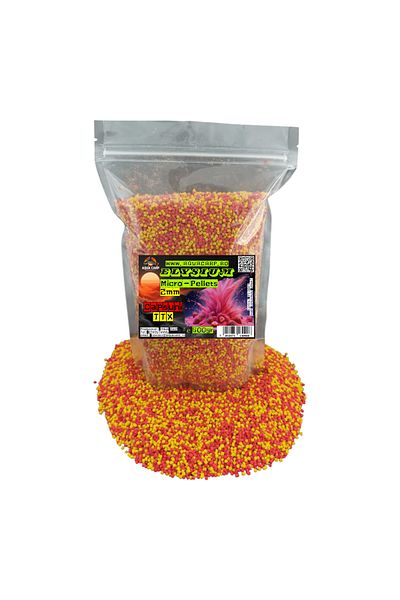 Aqua Micropeleti AquaCarp Elysium 2mm TTX & Capsuni 600gr 🔥 Ofertă Specială: 3+1 GRATIS 🔥