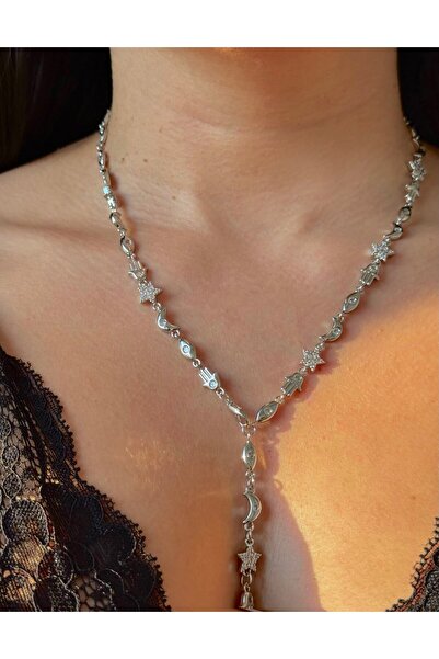 h&b design jewel Çelik Manifest Y Kolye