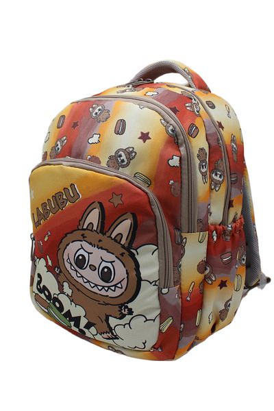 Bevitton First School Bag Set of 3 Boys Primary School Bag Labubu Character Patterned