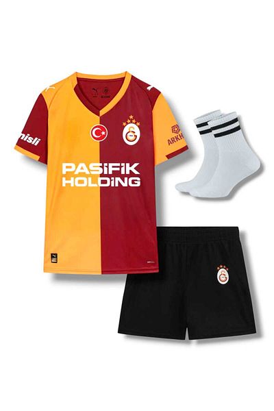 FOLKLORİST Mâuro İcar'Di - Galatasara'Y-Yellow-Red 25/26 New Season Kids Fan Soccer Jersey Set of 3