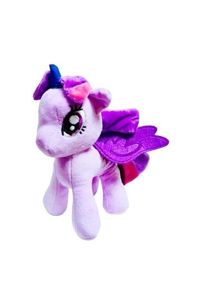 OEM Musical Plush Unicorn, Purple with Wings and Mane, 22 cm