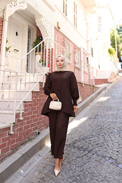 ECESSAMODAM Set dublu din lenjerie hijab