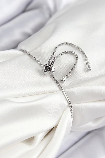 Clariss Brass Zircon Stone Snake Model Silver Color Elevator Women's Bracelet