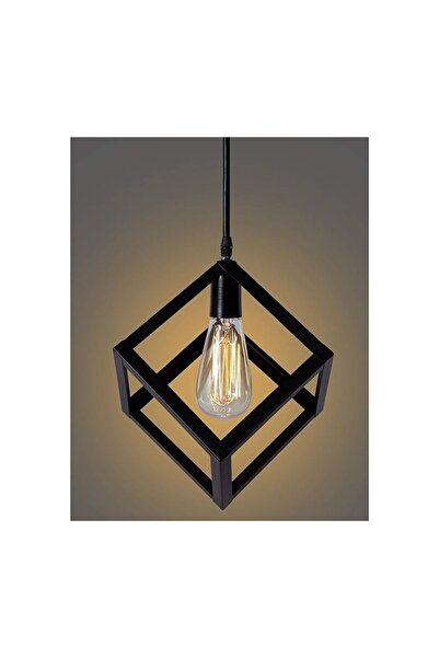 SUNPA 40W Ceiling Lights, Black, Tulip Cone Disc pendant light for Bedroom, Kitchen, Living Room