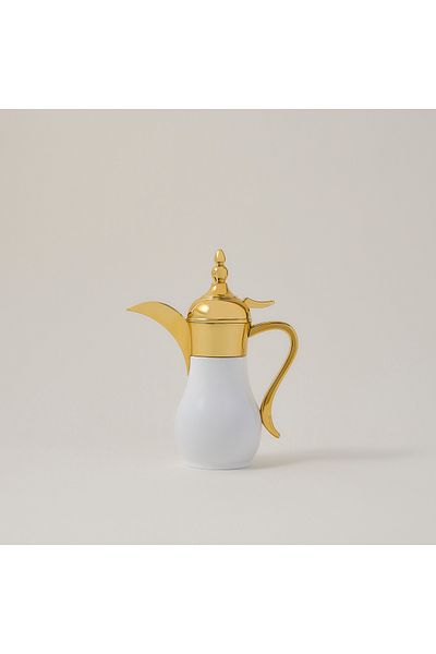 Dallaty white/gold mini vacuum flask 300 ml