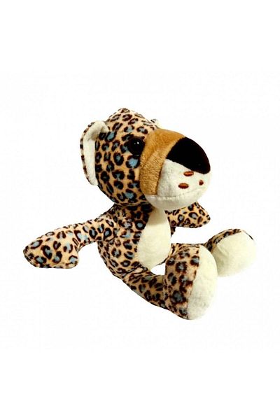 OEM Plush Toy, Jungle Animal with Embroidered Details, Leopard, 23 cm