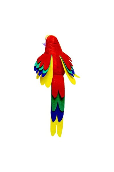 OEM Stuffed toy, Goki, velvety parrot with sounds, multicolored wings, and hanging possibility, red, 20