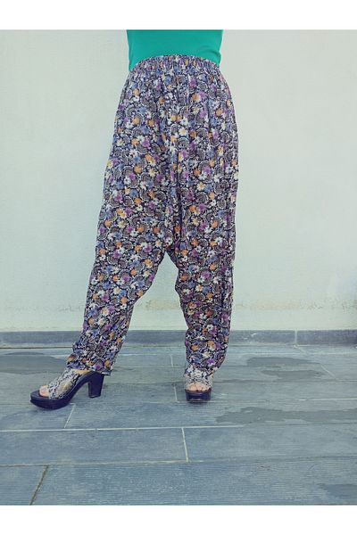hoaryage Viscose Fabric Floral Patterned Pocketed Shalwar 100% Cotton Size 38 to 100 kg