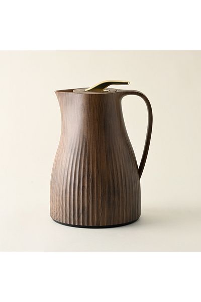 Dallaty plastic vacuum flask wooden 1L