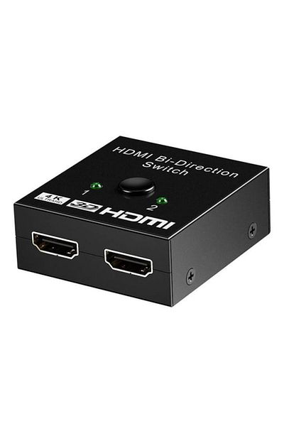 OEM Splitter HDMI bidirecțional, 2x1 / 1x2, Full HD 1080p, 4K UHD, 60 Hz, 3D, Negru