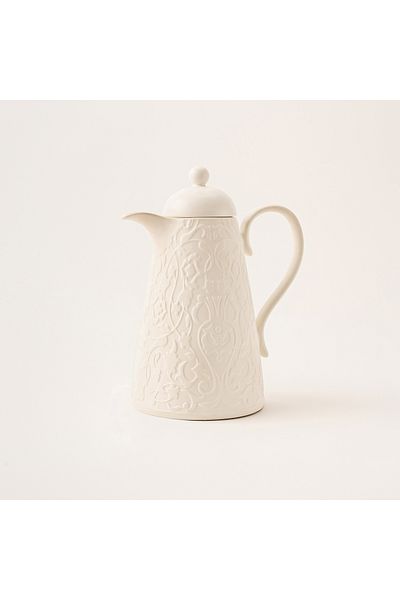 Dallaty Bahja white porcelain vacuum flask 1.0L