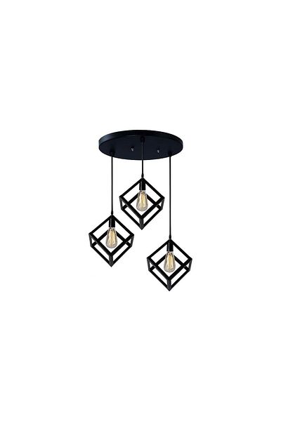 SUNPA 40W Ceiling Lights, Black, Tulip Cone Disc pendant light