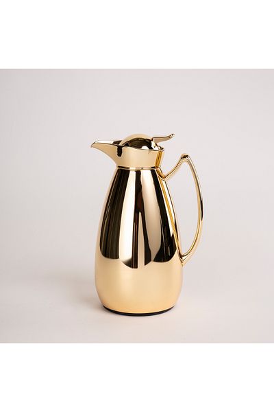 Dallaty full gold steel vacuum flask with gold mic 1L