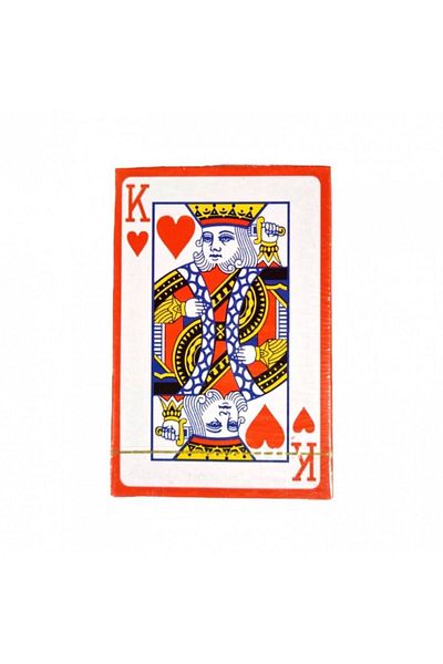 OEM Classic Playing Cards, 54 pieces, laminated, red