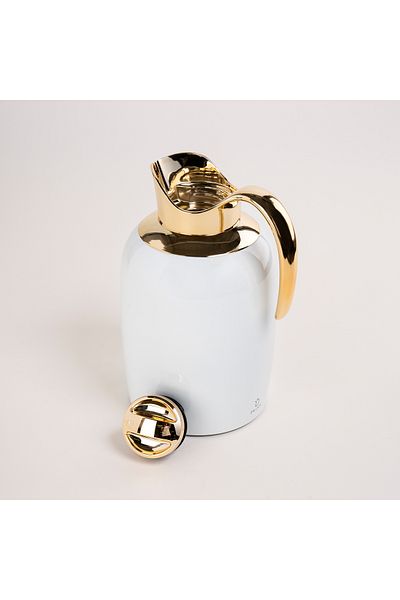 Dallaty Sarab steel vacuum white/gold 1.3L