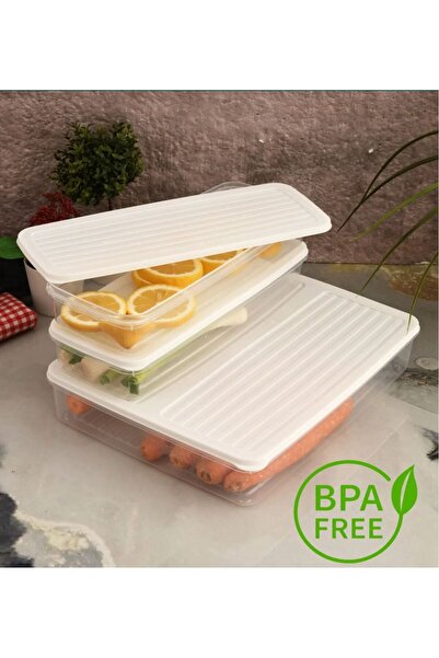USTAOGLUHOME 3-Piece Quality Storage Container