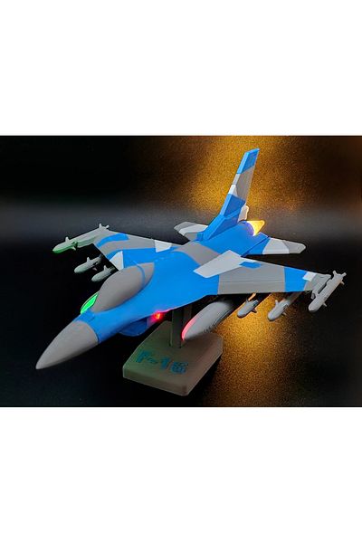 GİT3D F-16 Aircraft Kit Card Mockup
