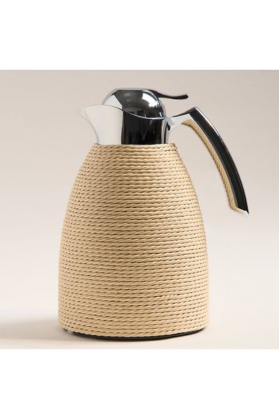 Dallaty vacuum flask light beige rope 1L