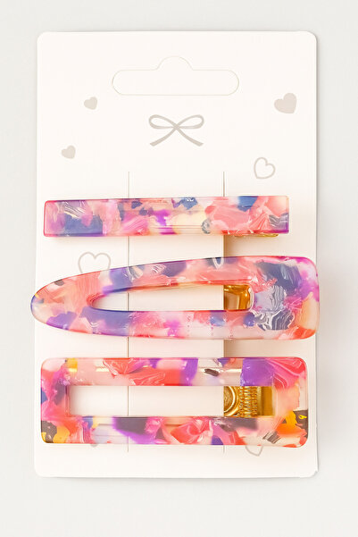 Srctech Set of 3 Red Black Patterned Side Buckles