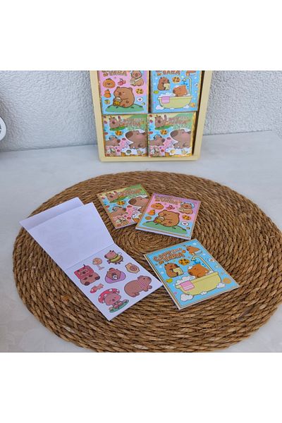 senacacollection 2 Capybara Sticker Books 12 Pages X 2