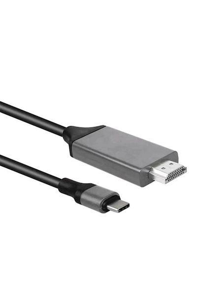 OEM USB-C to HDMI Adapter Cable, 2160P, 200cm, Black-Grey