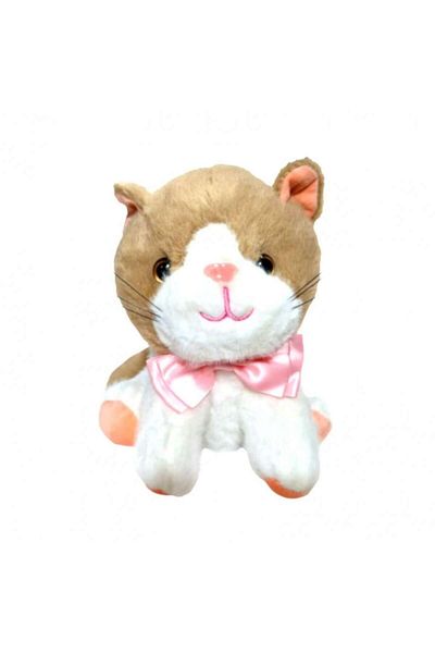 OEM Meowing Kitten Plush Toy, 20 Cm, Brown