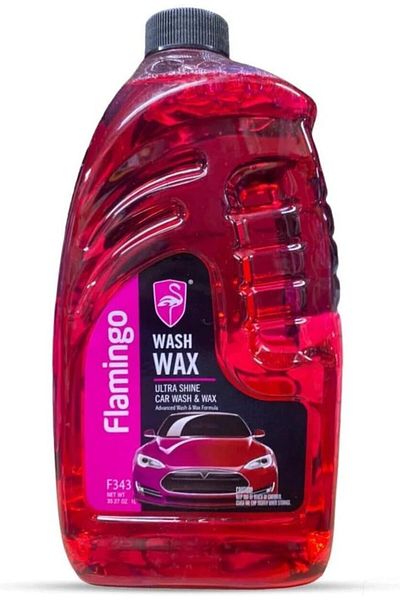 Flamingo Shampoo Car Wash with Wax (1, Red)