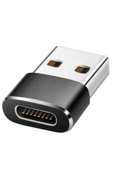 OEM Adaptor USB-A / USB-C, 3A, 480 mb/s, 2.1x1.5x1.5 cm, Negru
