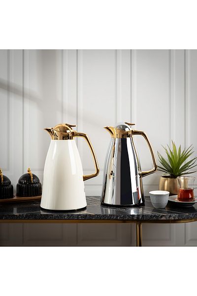 Dallaty vacuum flask gold chrome 1L