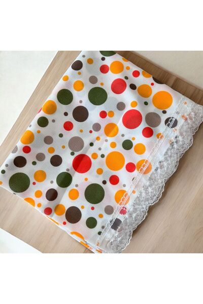 Dantelux Leke Tutmaz GİPÜRLÜ BATTAL BOY 200x200cm Masa örtüsü Sofra bezi Pikn...