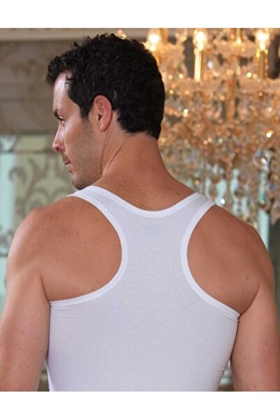 Şahinler Men's Lycra Wide Strap Cotton Sports Singlet