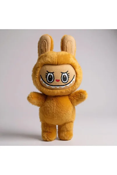 Hediye Sahibi Mini Rabbit Costume Labubu Plush Toy Yellow