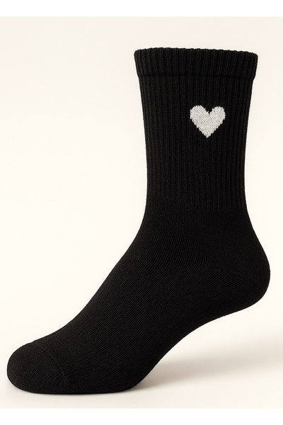 Hakan Collezione Set of 3 Heartbeat Premium White Socks