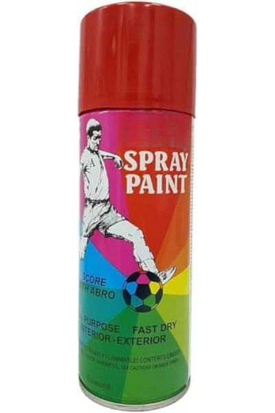 fitto Red Spray Paint, Satin Finish, 400 ml