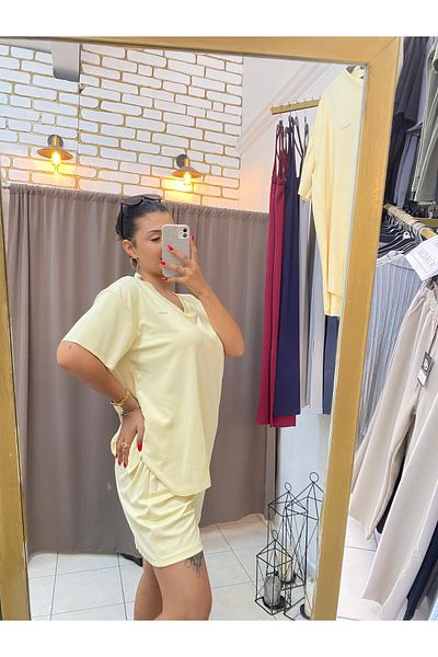 TUBA TOPTAŞ Modal Shorts Set