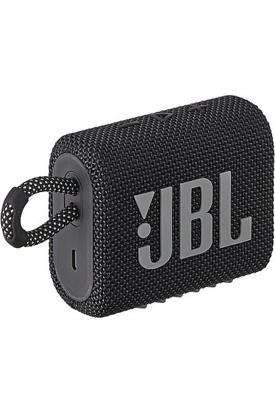 JBL GO 3 Portable Waterproof Speaker, Black