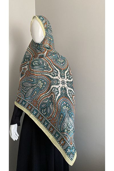 feronis Retro Design Cotton Scarf