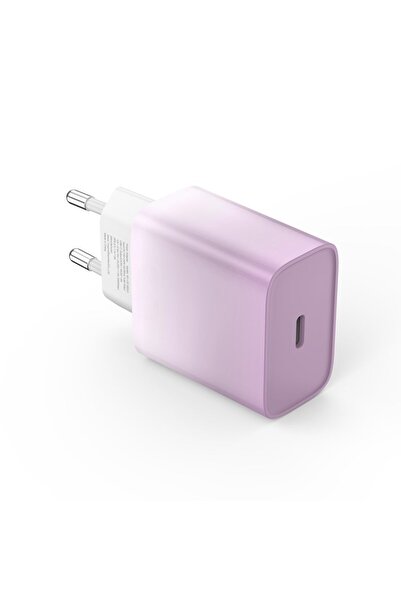 OEM Incarcator Retea, 30W, 3A, 1xUSB-C, CE18, Violet